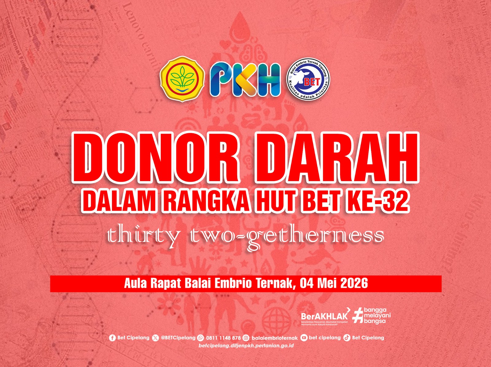 Donor darah di BET bekerjasama dengan UDD PMI Kota Bogor